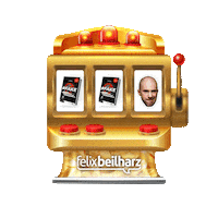 Slotmachine Sticker by Felix Beilharz