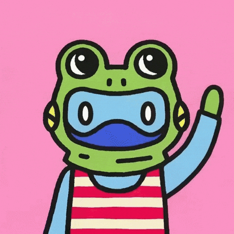 Wave Hello GIF by Doge Pound