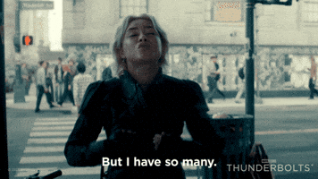 Guilt Thunderbolts GIF by Marvel Studios
