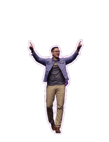 PDACHURCH giphyupload jumping amen hallelujah Sticker