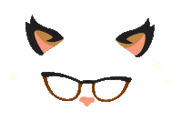 Cat Face Sticker by AppExchange