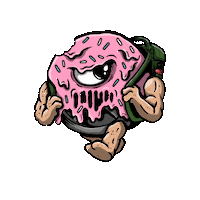 Kfkf Sticker by Kinda FIt Kinda Fat