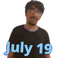 19 July Sticker