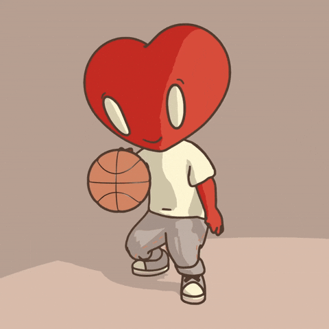 Heart Basketball GIF by LT3 Creations