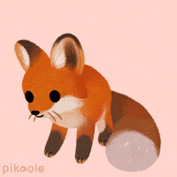 Red Fox Love GIF by pikaole