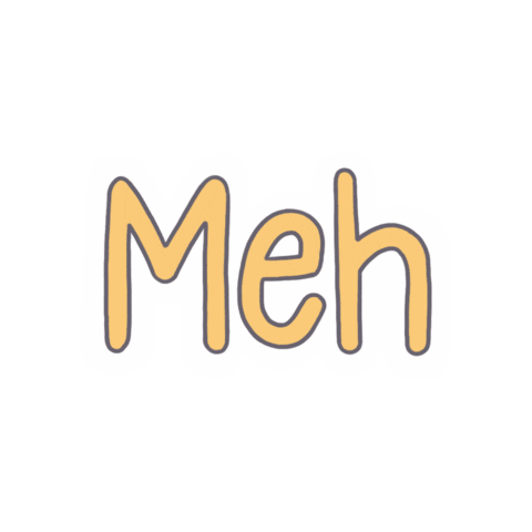 Meh Cba Sticker