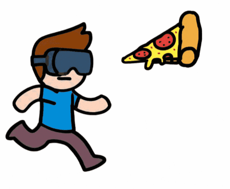 Pizza Vr Headset GIF by Preneura