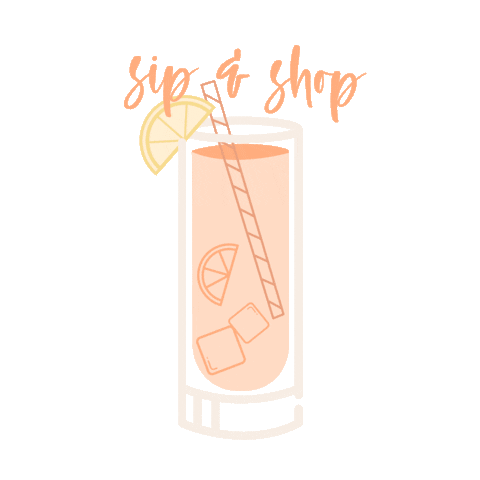 Shopping Drinks Sticker by NanaMacs Boutique