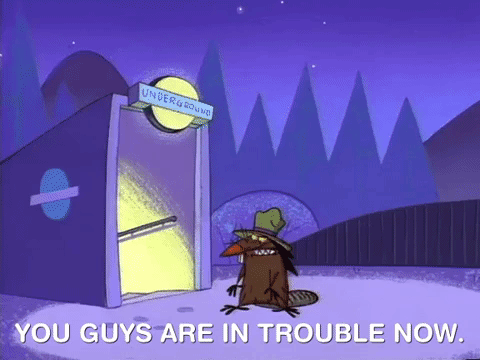 angry beavers nicksplat GIF