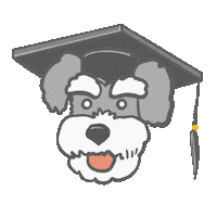 Dog Celebrating Sticker