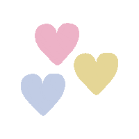 Heart Love Sticker by Papier Patate