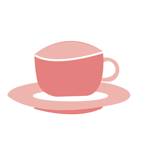 Coffee Tea Sticker by Black Canvas Graphic Design