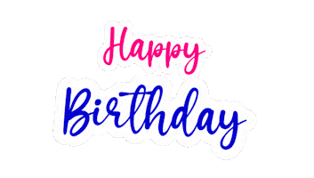 Happy Birthday Pink Sticker by Nexidia