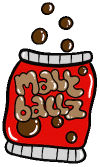 Gummy Bear Popcorn Sticker by Natalie Michelle Watson