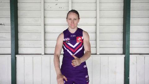 No Deal Kara GIF by Fremantle Dockers