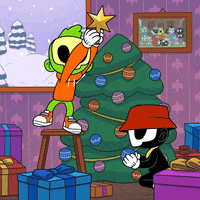 Happy Christmas Tree GIF