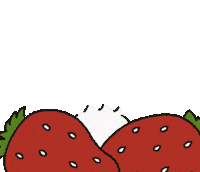 oyeruru happy welcome duck strawberry Sticker