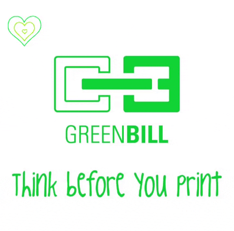 giuliasiegel greenbill savepaper bonpflicht thinkbeforeyouprint GIF