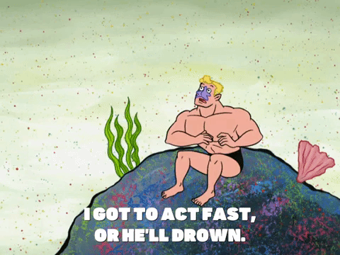 season 8 mermaid man begins GIF by SpongeBob SquarePants