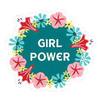 Empower Flower Power Sticker