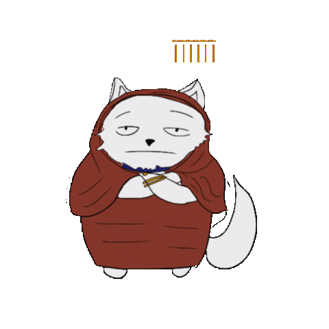 Cat Gold Sticker