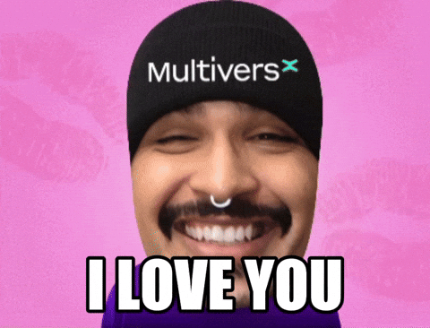 I Love You Kiss GIF by MultiversX