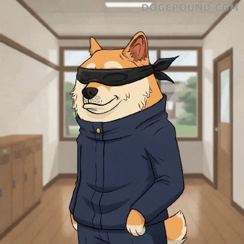 Shiba Inu Jujutsu Kaisen GIF by Doge Pound