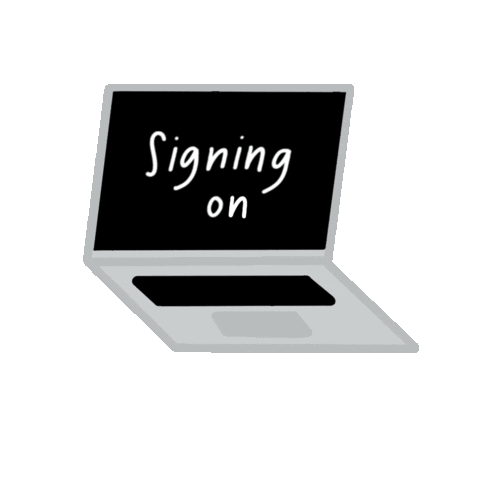 Work Computer Sticker by FNBO