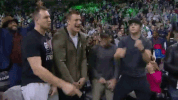 rob gronkowski dancing GIF by NBC Sports Boston