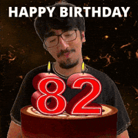 82 Birthday GIF
