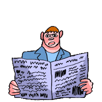 News Explode Sticker by Danielle Chenette