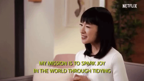 marie kondo konmari GIF