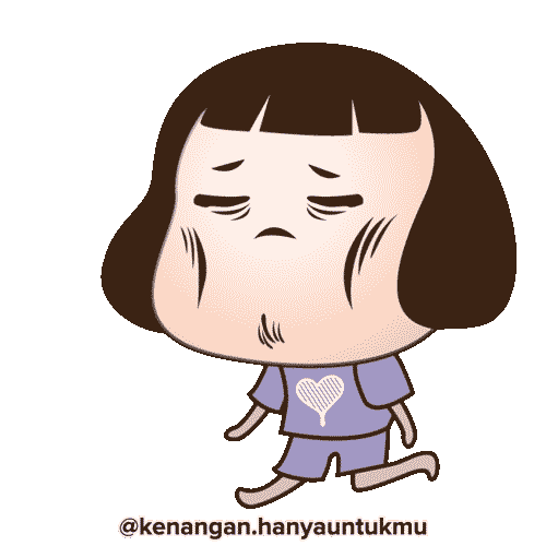 kenangan_hanyauntukmu giphyupload girl hungry bff Sticker