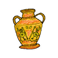 Pot Urn Sticker by Holiday Sidewinder