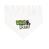 Wildpets mascotas bandana bandanas wildpets Sticker