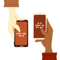 thegvom phone hands coach relationship Sticker
