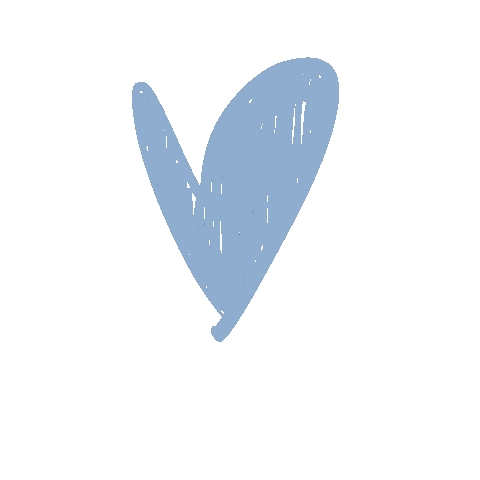Blue Heart Sticker