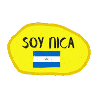 Juan_R_Mon mood bandera nicaragua escudo Sticker