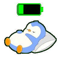 Sleepy Mood Sticker by Pudgy Penguins