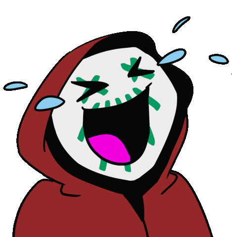 Theparadoxroom giphyupload laugh risa reir Sticker