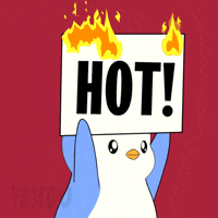 Flaming On Fire GIF by Pudgy Penguins