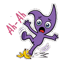 Falling Down Oops Sticker by CwaZyVerse