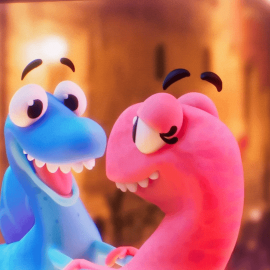 Swooning In Love GIF by Claynosaurz