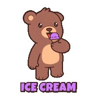Happy Teddy Bear Sticker by BEARISH