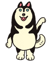 Dog Hello Sticker
