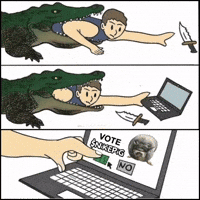 Vote Pig GIF by Nikepig