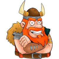 bravojogos hehe hahaha viking risada Sticker