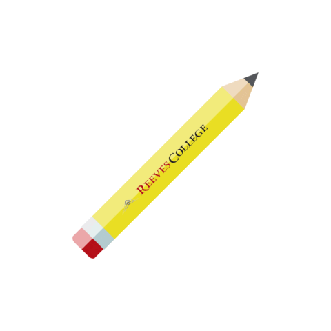 ReevesCollege giphyupload writing pencil homework Sticker