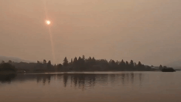 British Columbia Wildfires Smother Kamloops Area With Smoke