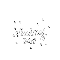 JilieCreations rain weather today daily Sticker